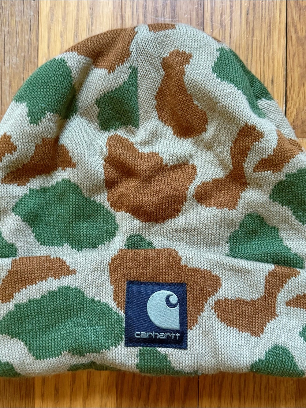 Carhartt Knit Camouflage Beanie Hat